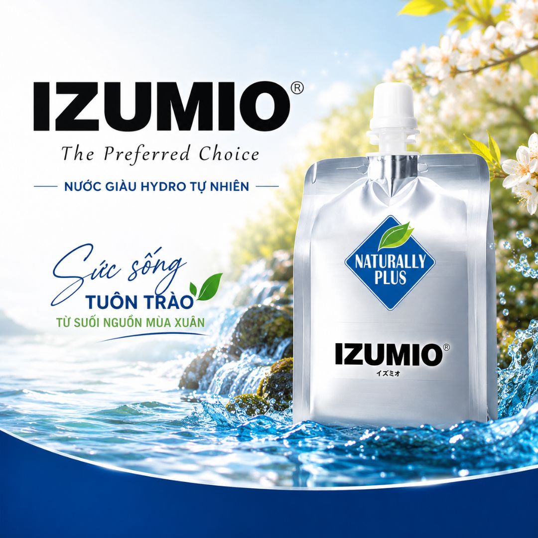 Nước Uống Hydro Hóa IZUMIO 3.3ppm