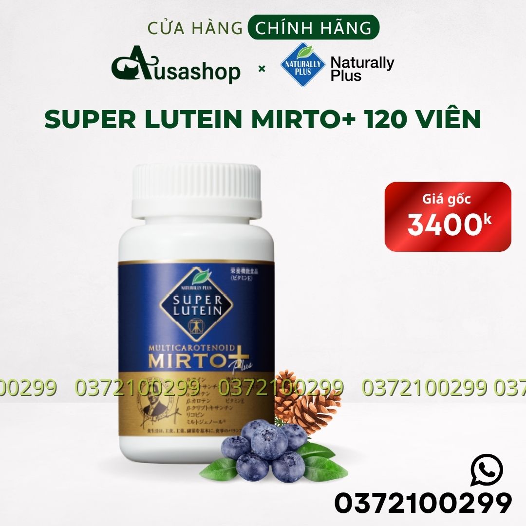 Super Lutein Mirto+ 120 viên Super Lutein Mirto+ 120 viên