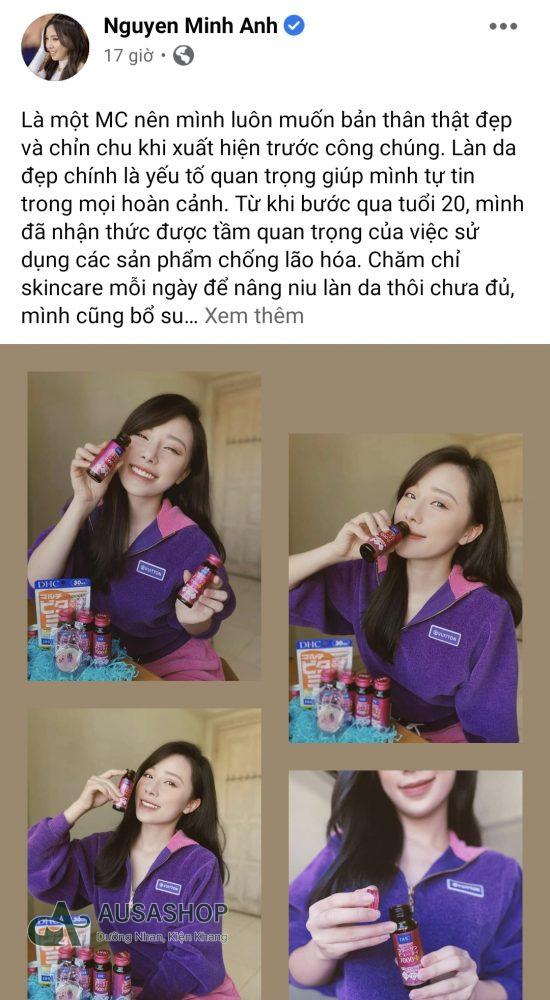 Collagen nước DHC Beauty 7000+ Plus MC Minh Anh Review