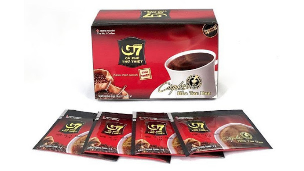 cafe hòa tan không đường không sữa