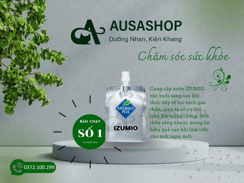 Mua nước IZUMIO tại Ausashop