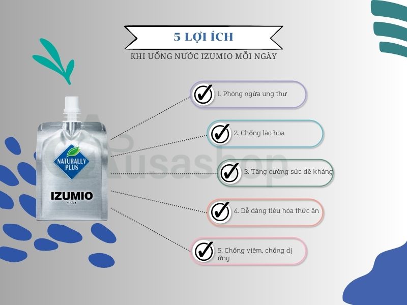 5 lợi ích khi uống IZUMIO mỗi ngày