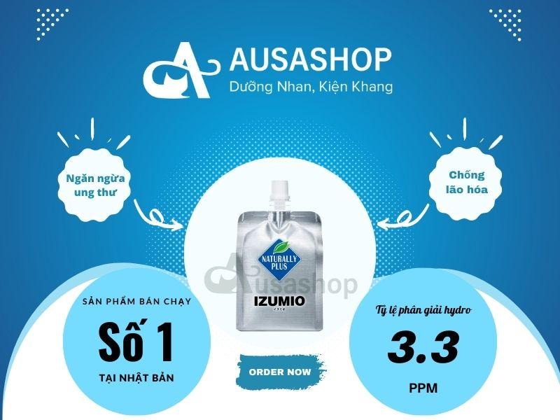 Nước IZUMIO được bán tại Ausashop