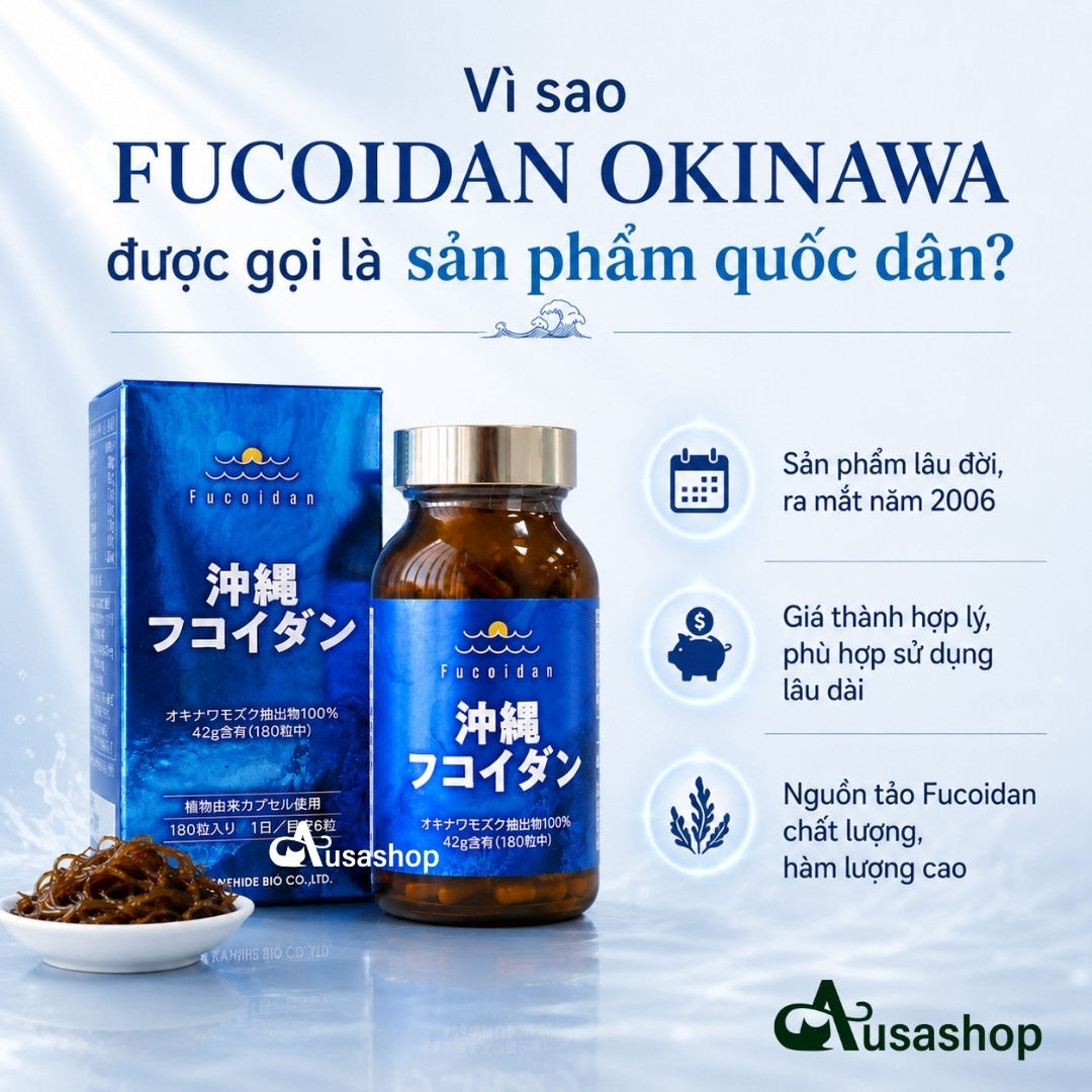 Fucoidan Xanh Okinawa 180 Viên Nhập Khẩu Mới 2026 (2)