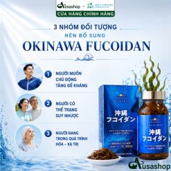 Fucoidan Xanh Okinawa 180 Viên Nhập Khẩu