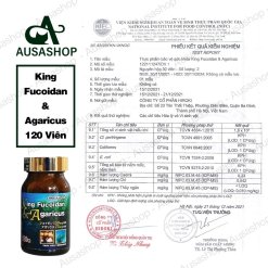 Kiểm Nghiệm King Fucoidan & Garius 30 Viên (2)