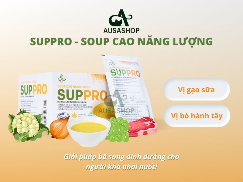SUPPRO - Soup cao năng lượng được bán tại Ausashop