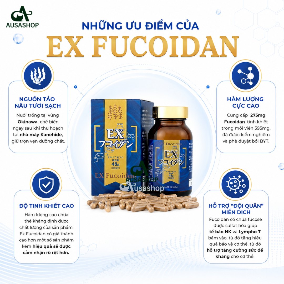 Ex fucoidan 150 viên
