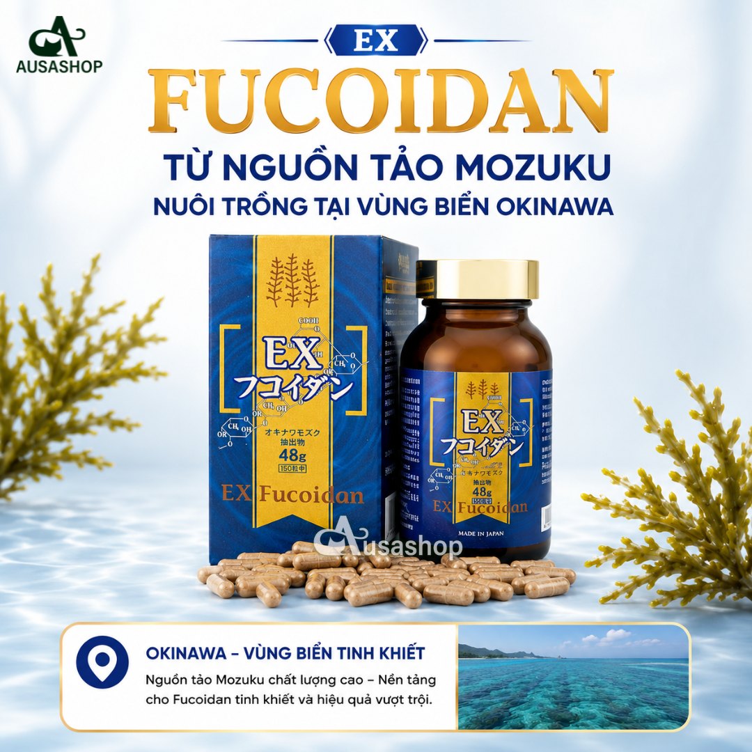 Ex fucoidan 150 viên