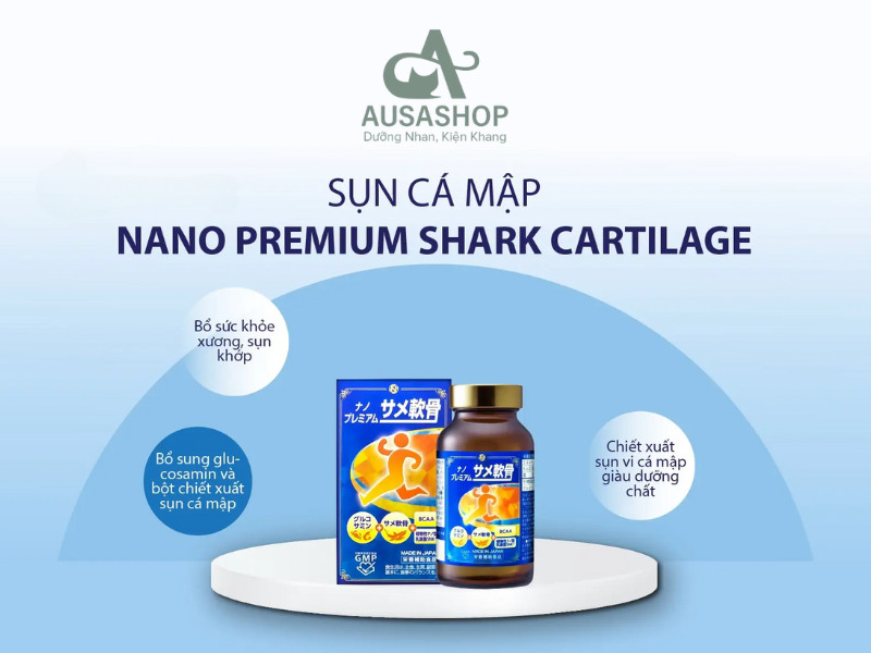 Viên uống NANO PREMIUM SHARK CARTILAGE (150 viên)