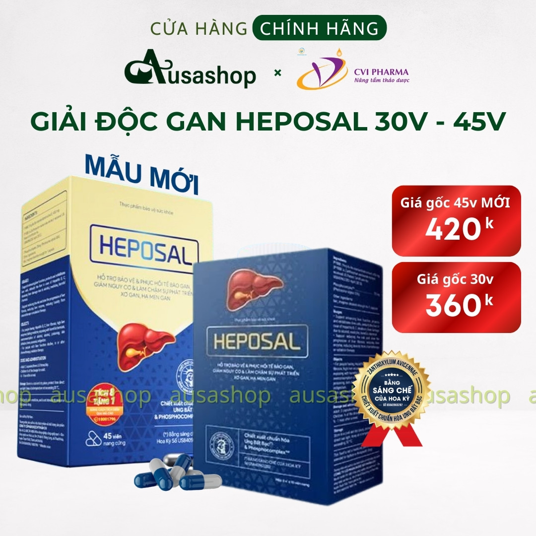 Giải độc gan Heposal 1 Giải độc gan Heposal