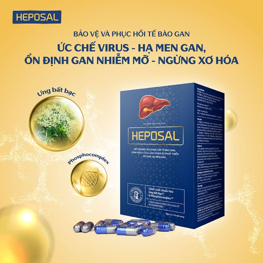 Thành phần và công dụng của Heposal
