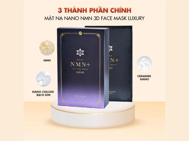 Mặt Nạ Nano NMN 3D Face Mask Luxury Nhật Bản