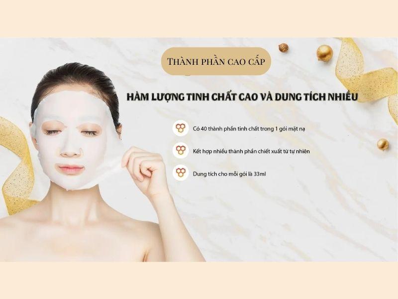 Thành phần cao cấp bên trong mặt nạ Nano NMN