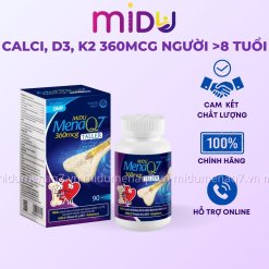 Midu MenaQ7 360mcg 30 Viên và 90 Viên