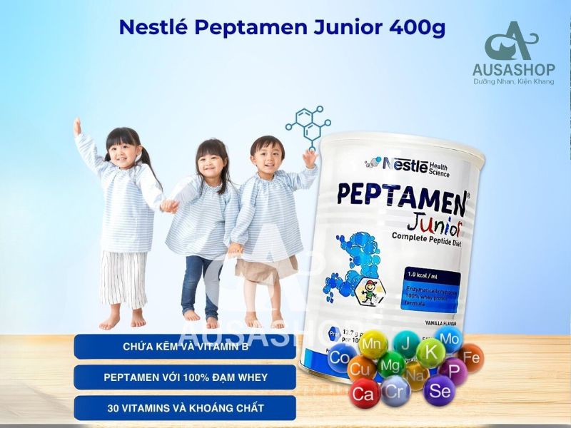 Tổng hợp về sữa Peptamen Junior Nestlé