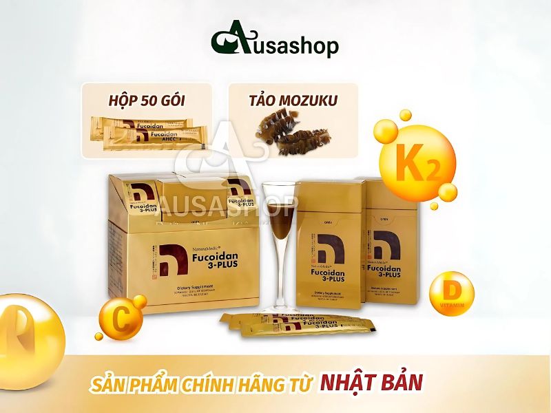 Công dụng của Fucoidan 3 Plus với sức khỏe người dùng
