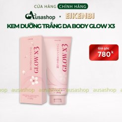Kem Dưỡng Kích Trắng Body Glow X3 Eikenbi 200g - Chính Hãng Nhật Bản